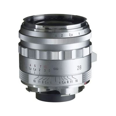 VoigtlÃ¤nder Nokton 28mm f/1.5 Type II VM asferisch  Leica M zilver