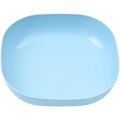Bot Spuwbak Vierkant Blauw PP Multifunctioneel Snack Dessert Fruit Salade Bord voor Thuis