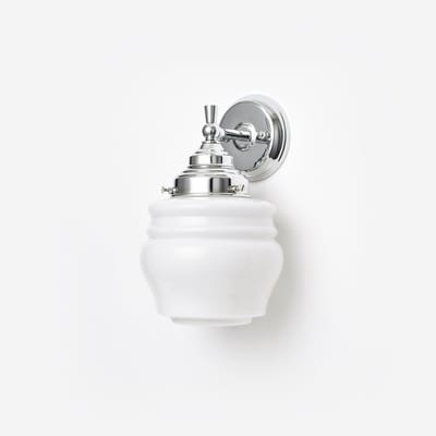 Wandlamp Bloemknop Royal Chroom - Art Deco Trade