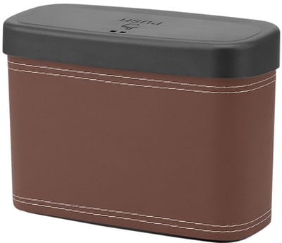 Prullenbak - Auto Vuilnisbak - Mini Vuilnisbak - Autoprullenbak - Prullenbak met deksel - Multifunctionele opbergdoos - Opbergbox - Voor achterbank en deur - Autostoelrugleuning - Deurgemonteerd -