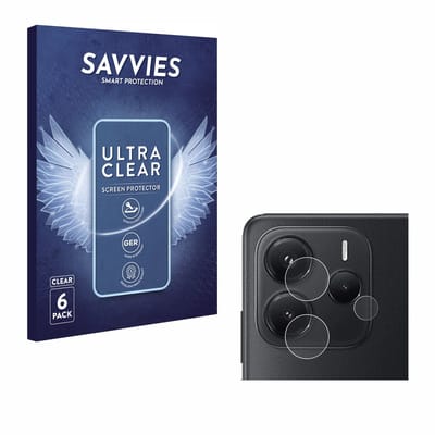 Savvies - Screenprotector voor Xiaomi Redmi Note 14 4G (ALLEEN Camera Lens) - Folie Beschermfolie transparant 6 Stuks