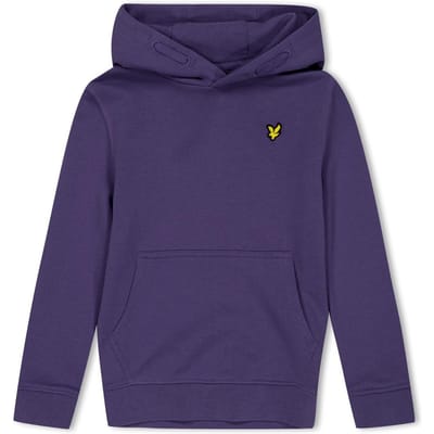 Lyle & Scott Kinder/Kinder Logo Trekkoord Hoodie (Graystone)