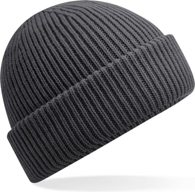 Beechfield Ademende en winddichte muts. B508R - Graphite Grey - One size