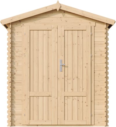 Timbela M320F1 - Houten tuinhuis - 2,82 m² - 186x196xH218 cm - zonder vloer