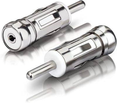 Universele Auto Antenne Adapter - ISO naar DIN Stekker (2-pack) voor Autoradio