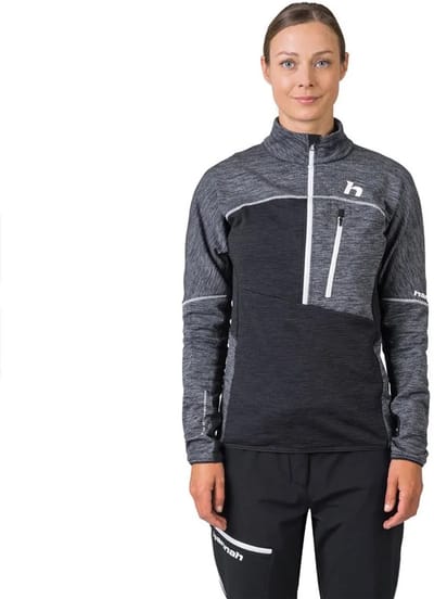 Hannah Meda Fleece Met Halve Rits Grijs 40 Vrouw