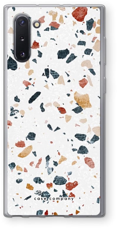 Case Company® - Hoesje geschikt voor Samsung Galaxy Note 10 hoesje - Terrazzo N°4 - Soft Cover Telefoonhoesje - Bescherming aan alle Kanten en Schermrand