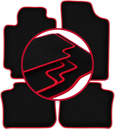 CARLUX-RED automatten voor: Toyota Camry VI sedan (2001-2006)