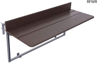 RFWR® Inklapbare Balkontafel met Verstelbare Hoogte voor Buiten en Terras