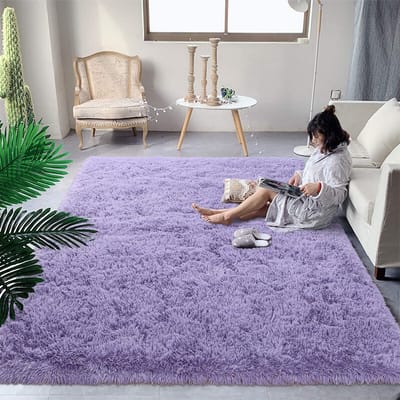 Hoogwaardig en superzacht pluche tapijt Slaapkamer nachtkastje mat Woonkamer kinderkamer Antislip huisdecoratie tapijten 90x150cm
