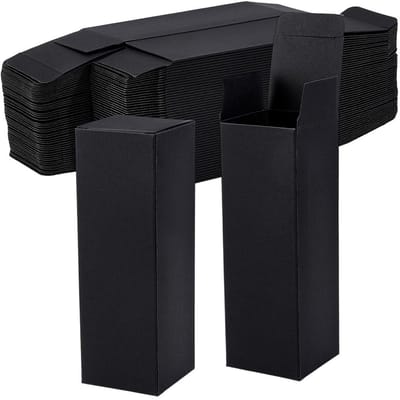 Dailygoods- Geschenkdoosjes 50 stuks - Rechthoekige Kartonnen Dozen - 4,8 x 4,8 x 14,7 cm - Cadeauverpakking - Hoogwaardig Papier - Stevig en Duurzaam