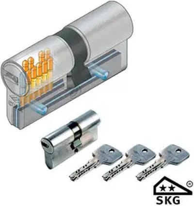 Dubbele cilinder EUROPROFIL (PZ) CISA Astral S DUO 30/35 / pce