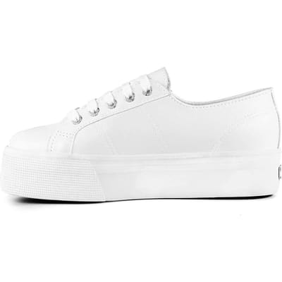 Superga Volwassen unisex 2730 nappaleer sportschoenen (Wit)