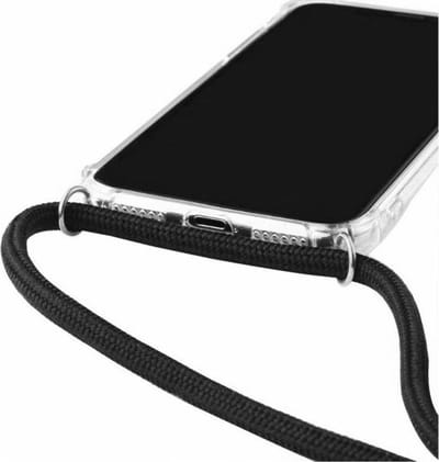 Casimoda® hoesje met koord - Geschikt voor iPhone 14 Pro Max - Groen marmer / Marble - Afneembaar koord - Siliconen/TPU - Groen