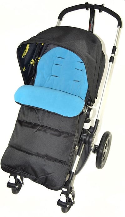Voetenzak - Slaapzak Kinderwagen - Baby Comfortabel Houden - Waterafstotend Materiaal - 49 x 42 x 6 cm - Nautical Blue