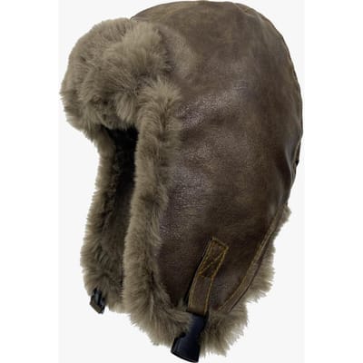 Koreaanse Versie van Lederen Nieuwe Lei Feng Hoed voor Dames Mode Veelzijdig Winter Koudebescherming en Oorbescherming Hoed voor Heren Buiten Rijden adjustable gray