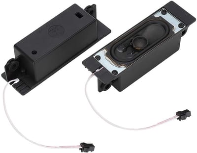 Allecto - TV Luidspreker - 8 Ohm 10W - Uitstekende geluidskwaliteit - Zwart - Breed bereik geluid - Geschikt voor LCD TV en Reclame Machine