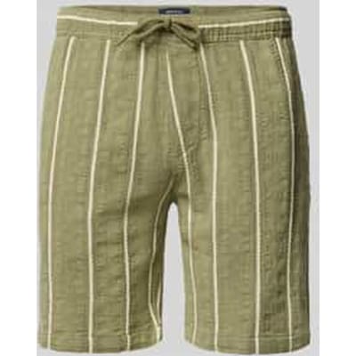 Shorts met elastische band en tunnelkoord