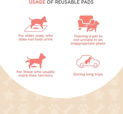 Reusable Dog Training Pads - Super Absorbent Pee Pads for Pets - Misoko&Co - Champion's Choice - Dog Play Mat - Quick-Drying - Non-Slip - Colorful Puppy Pads