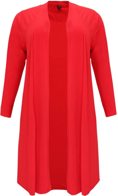 YOEK Dames Vest met lange mouwen