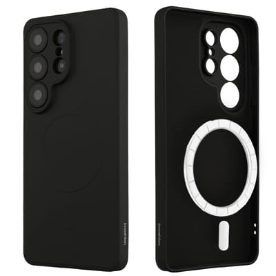imoshion Hoesje - Geschikt voor Samsung Galaxy S26 Ultra - Color Backcover met Magnetische Ring - Zwart