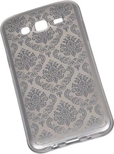 Zilver Brocant TPU back case cover hoesje voor Samsung Galaxy J5 (2016)