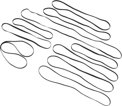 Set van 10 Hoogwaardige Rubber Platenspeler Riemen voor Betere Geluidskwaliteit en Prestaties van CD en DVD Spelers