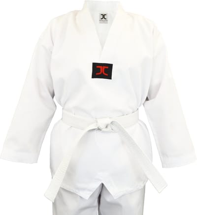 JCalicu Basic Uniform WT approved | Wit (Maat: 100)