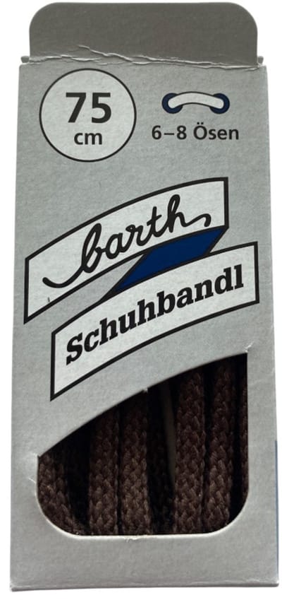 Veters dik rond 75cm Bruin (Barth)03