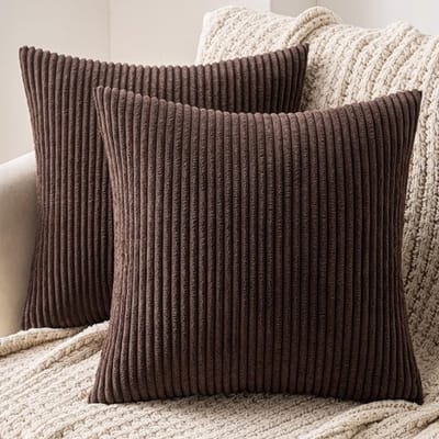 Dailygoody - Ribfluwelen Kussenhoezen Set - Decoratieve Sierkussens