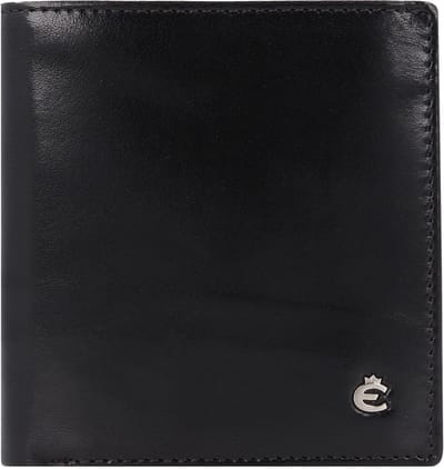 Esquire Toscana Portemonnee RFID-bescherming Leer 9 cm - Jongens - Staand formaat - schwarz