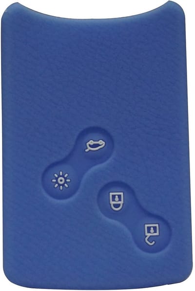 Dailygoody - Smart Key Cover voor Auto - Beschermende Sleutelhoes - Lichtblauw - Universeel - Voor Renault Modellen - Perfecte Pasvorm