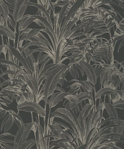Duch Wallcoverings - Asperia- Aliare zwart/zilver - vliesbehang - 10m x 53cm - A51403