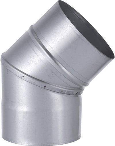 Gegalvaniseerde Bocht 45° Ø110mm 0,5mm.