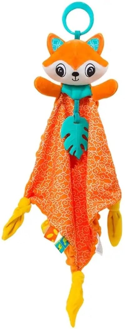 Knuffeldoek Vos XL - Tutteldoek vos - Baby knuffel - peuter knuffel - Kinderwagenhanger