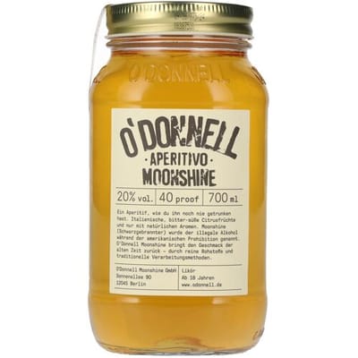 O'Donnell Moonshine APERITIVO Likör 20% Vol. 0,7l