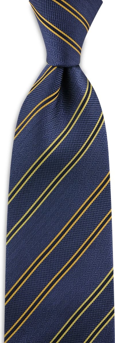 We Love Ties - Stropdassen - Stropdas San Giustino - blauw / oranje / geel