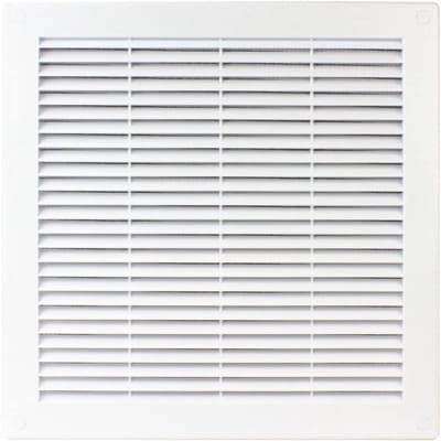 Insectenwerend Ventilatie Rooster 30x30 cm - Wit Gitter