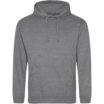 Just Hoods College Hoodie JH001 - Graphite Heather - XS