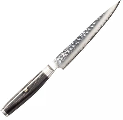 Yaxell Ketu Vleesmes 15 cm – SG2 Stalen Kern – Tsuchime Finish – Pakkahout Handvat