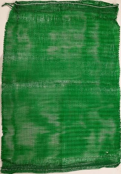 Mesh Geweven Zakken - Houtzakken Opslagzakken - Hout Opslag - Gladde Binnenkant - 55 x 80 cm - Groen