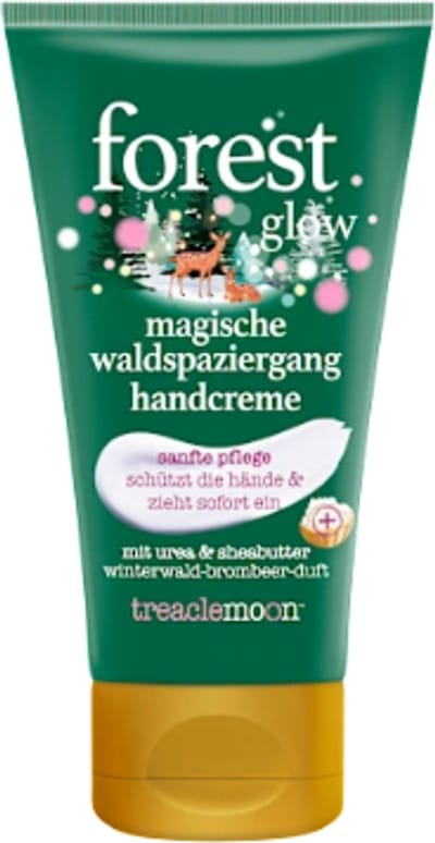 Winter Handcrème Forest Glow - Treaclemoon | 1x 75 ml - Met Urea - Winterwoud en Bramen Geur | Kerst Handcrème - Limited Edition 2026