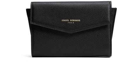Isabel Bernard Honoré Dames Clutch Leer - Zwart