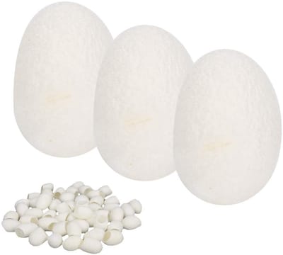 Dailygoods- Zijderups Cocons 50 stuks - Lichtgewicht - Exfoliërende Ballen - Huidverzorging - Zwarte Stippen - Huidverlichting - Exfoliatieballen