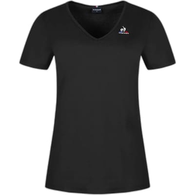 Dames-T-shirt met korte mouwen en v-hals Le Coq Sportif Ess Col V N°1