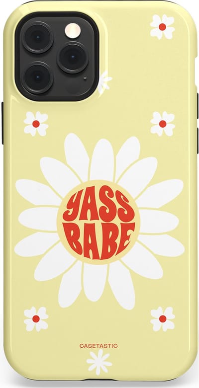 Casetastic Hoesje Geschikt voor Apple iPhone 12/12 Pro Magsafe - Stijlvolle Beschermende Duo-layer Case - Yass babe