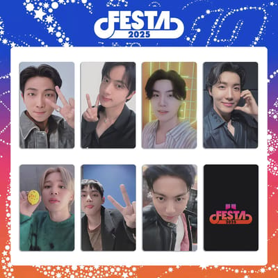 KPOP 7Pcs/Set 2025 FESTA Photocards variant 3 [Fotokaarten]