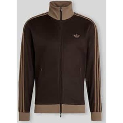 regular fit sweatjack van katoenmix model 'BECKENBAUER TT'