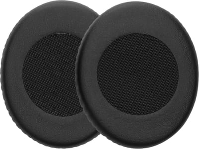 kwmobile 2x oorkussens geschikt voor Sennheiser HD2.01 / HD2.20S / HD2.30I / HD2.30G - Earpads voor koptelefoon in zwart