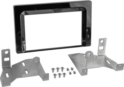 2-DIN Paneel geschikt voor Toyota Aygo X 2022-2024 - Kleur: Piano Zwart